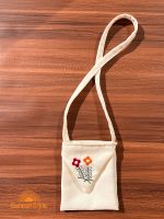 کیف گلدوزی شده بچه گانه رنگ سفید