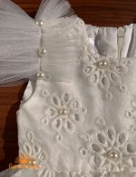 پیراهن مجلسی کودک دخترانه خامه دوزی مروارید