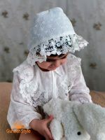 بادی مجلسی نوزادی خامه دوزی دو تیکه لطیفه با کلاه