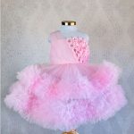 پیراهن پرنسسی پف پفی شکوفه