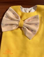 پیراهن مجلسی دخترانه پاپیون دلا