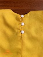 دکمه پشت پیراهن مجلسی دخترانه پاپیون دلا