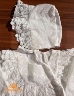 بادی مجلسی نوزادی خامه دوزی دو تیکه لطیفه با کلاه