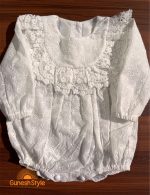 بادی مجلسی نوزادی خامه دوزی دو تیکه لطیفه