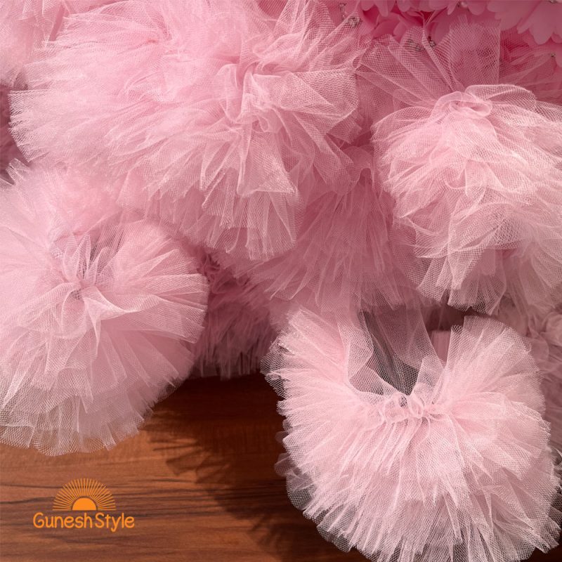 تور پف پفی پیراهن پرنسسی ضورتی