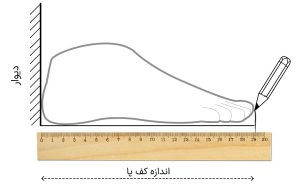 سایز کفش
