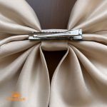 پاپیون ساتن کرمی آمریکایی دنباله دار با گیره انبری