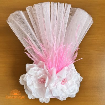 کاپ کلاه مجلسی بچه گانه دخترانه مدل رز گل