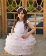 پیراهن پرنسسی طبقه ای شاین