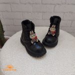 بوت دخترانه مدل لبوبو مشکی