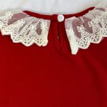 بلوز دورس بچگانه طرح لبوبو (Labubu) رنگ قرمز